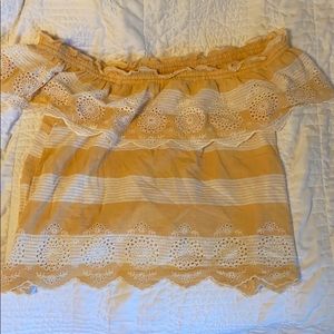 American Eagle off the shoulder top